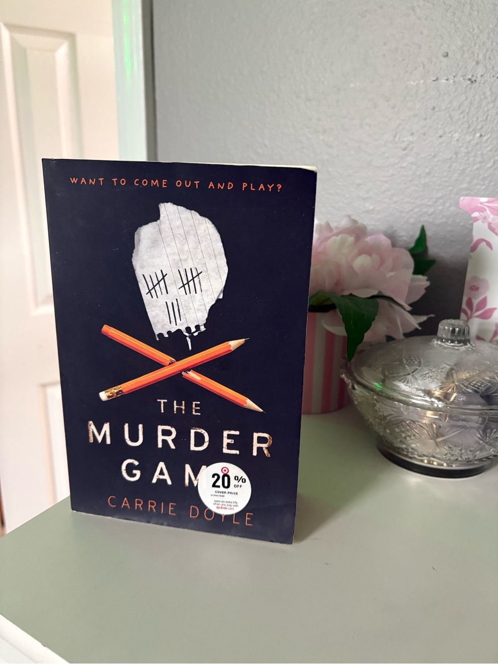 The Murder Game by Carrie Doyle - Black Cover